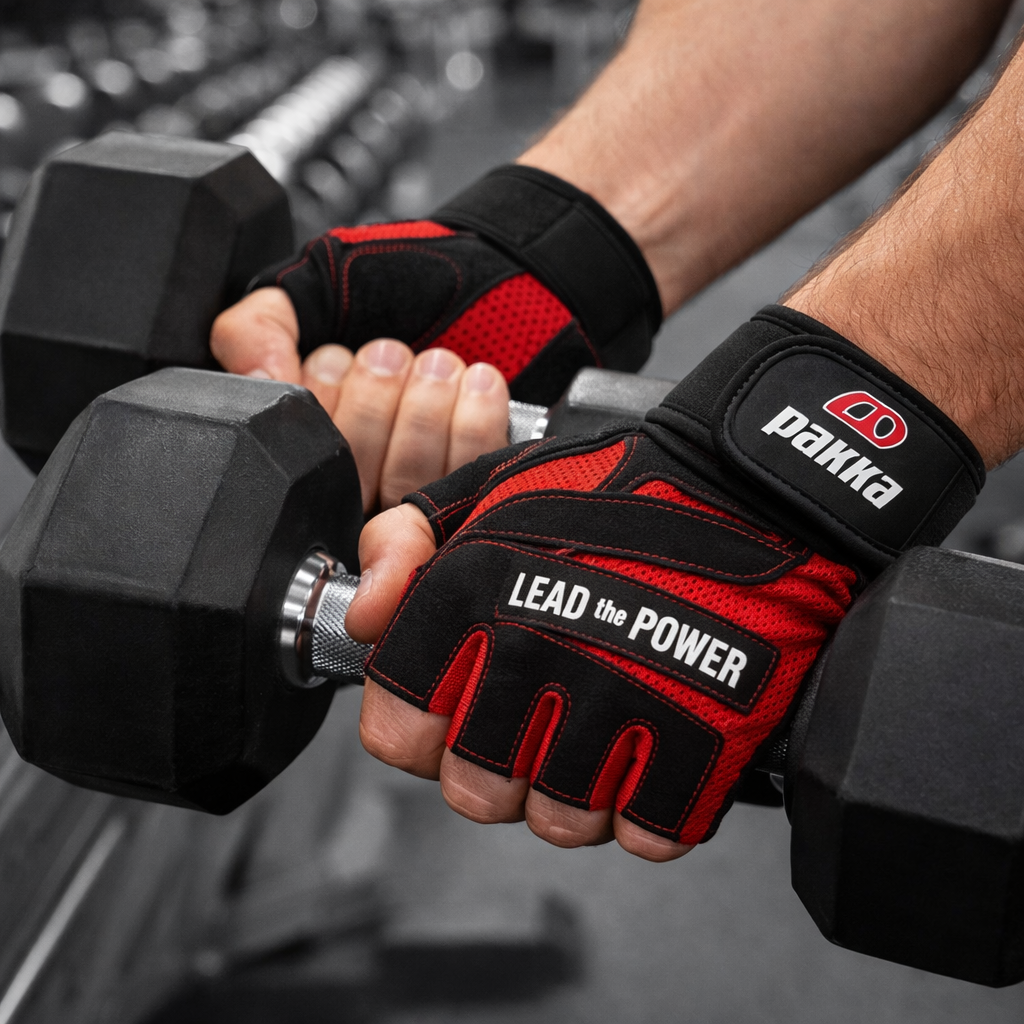 Gants de Musculation Homme & Femme – Grip Antidérapant + Support Poignet | Pakka