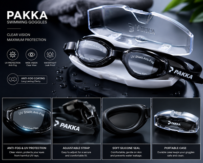 PAKKA™ | Lunettes de Natation Anti-Buée UV Protection