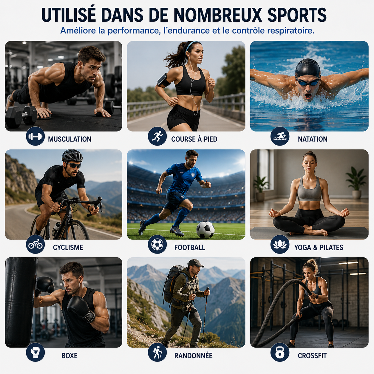Entraîneur Respiratoire Réglable