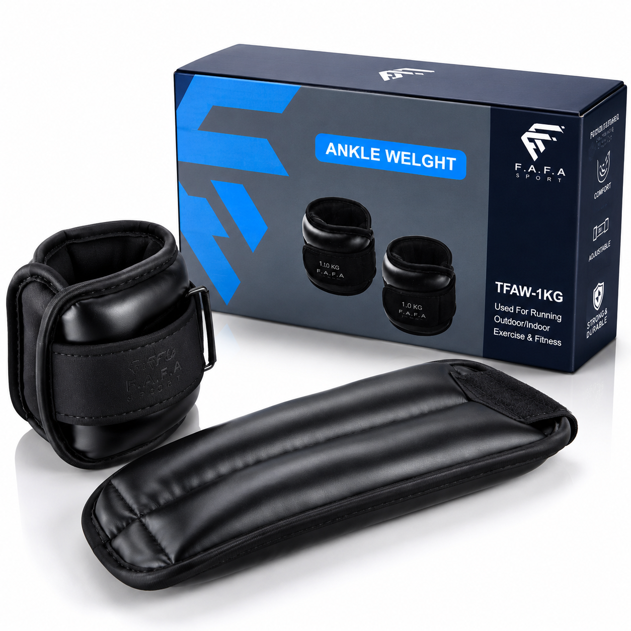 Ankle Weights 1 KG – Premium Quality