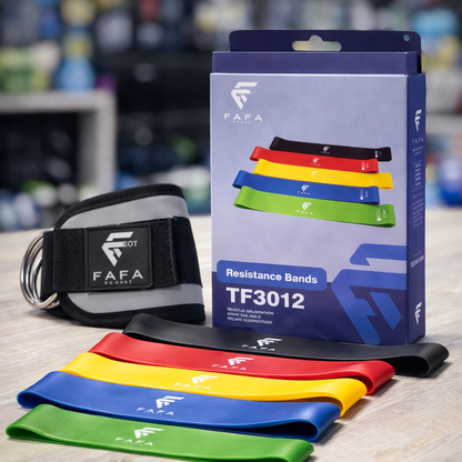 Pack Fitness Pro – Resistance Bands + Ankle Strap